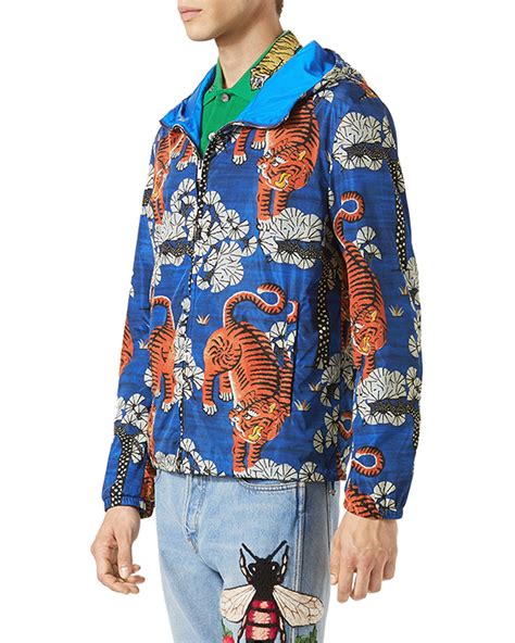 gucci bengal print jacket|gucci tiger accessories.